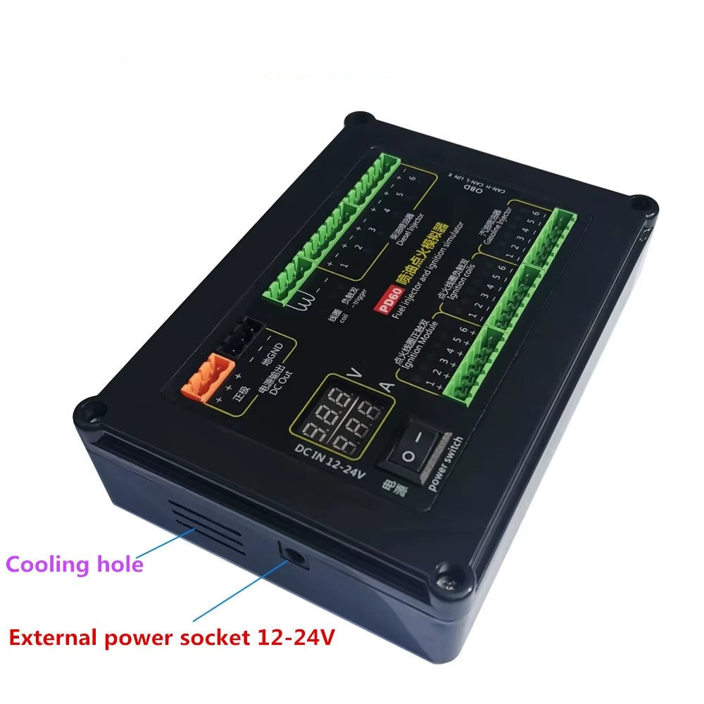 Simulador ECU PD60 – Encendido e Inyección de Combustible 12V/24V OBD CAN