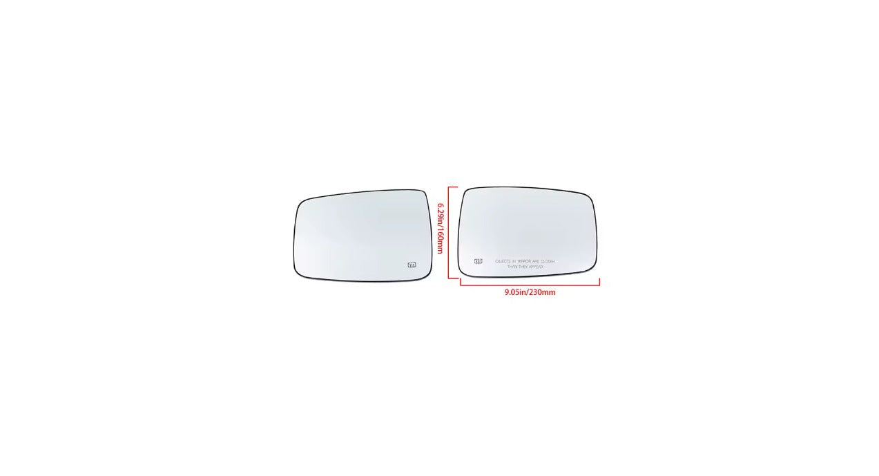 Par Cristales Retrovisores Calefactables Dodge Ram 1500 / 2500