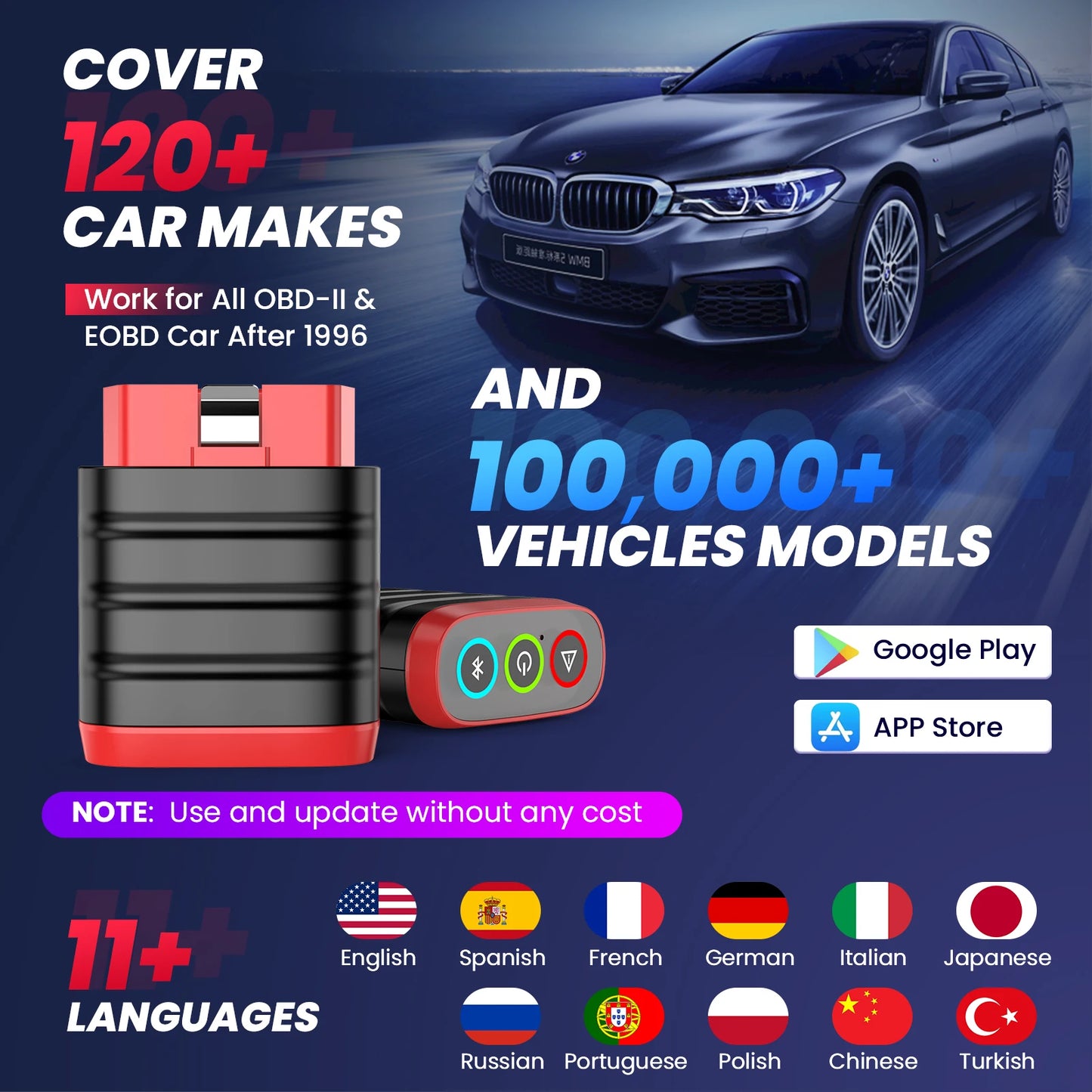 Scanner Automotriz Thinkcar ThinkDiag Mini OBD2 Multimarca