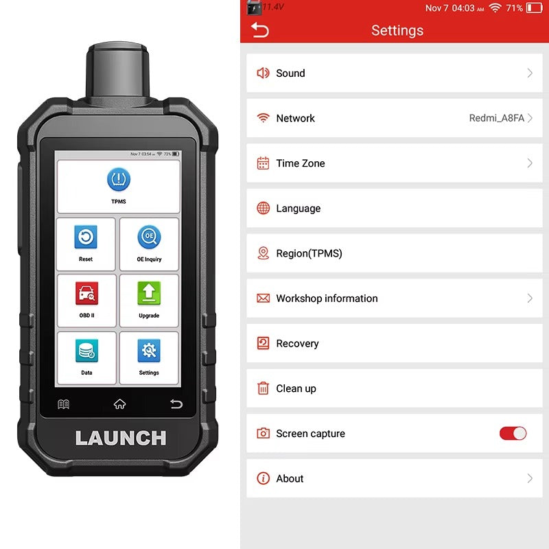 Escáner Profesional LAUNCH X431 5011 V2 – Diagnóstico TPMS + OBD2
