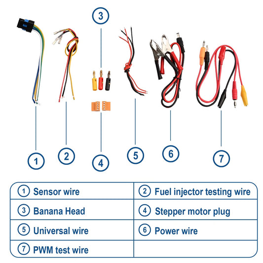 Probador Automotriz Multifunción QDB-4A 2025 - Simulador de Señales + Tester Completo