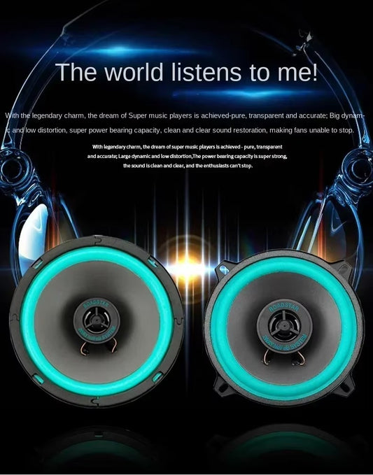 Altavoz Coaxial Universal de 5 Pulgadas 100W HiFi – Audio para Coche