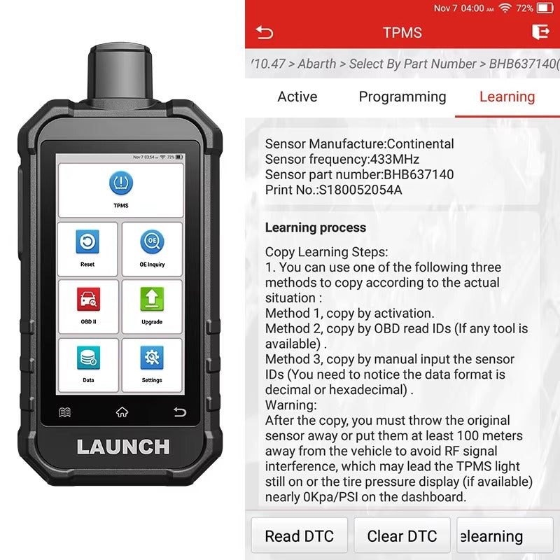 Escáner Profesional LAUNCH X431 5011 V2 – Diagnóstico TPMS + OBD2
