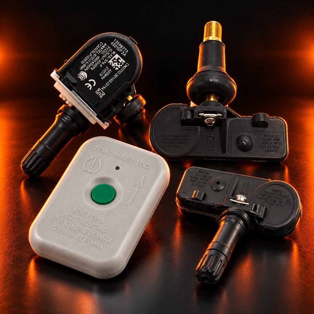 Sensores TPMS y herramienta de reaprendizaje