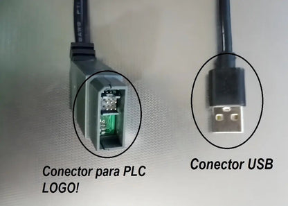 Conectores del cable PC-LOGO USB