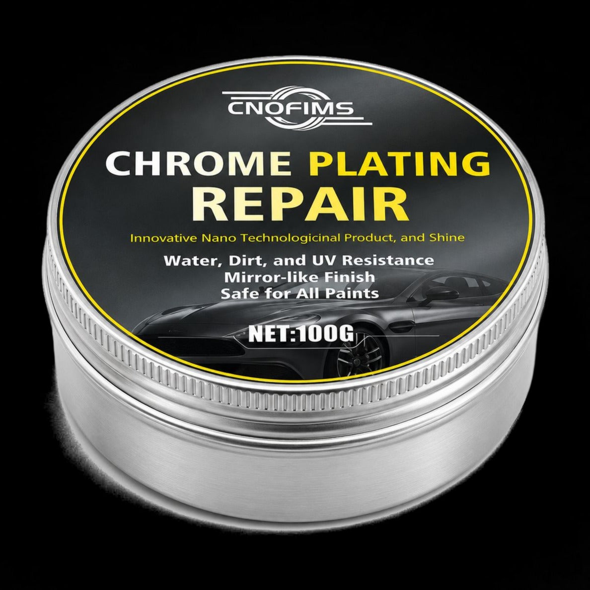 Restaurador y Pulidor de Cromo Automotriz 100 g con Esponja