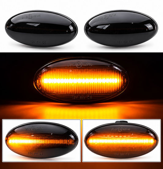 Intermitente Lateral LED Dinámico Peugeot Citroën Ahumado