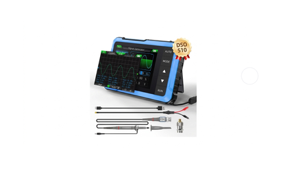 Osciloscopio Digital FNIRSI DSO510 con P6100 Generador de Señales 2 en 1