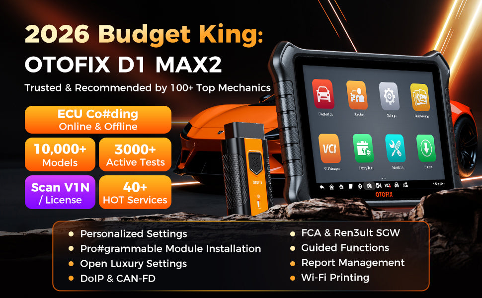 OTOFIX D1 MAX2 - Funciones clave