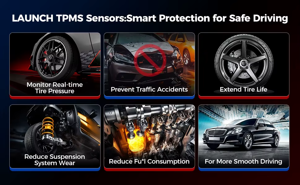 Sensor TPMS Universal LAUNCH X431 TSENSOR-05S 315/433MHz