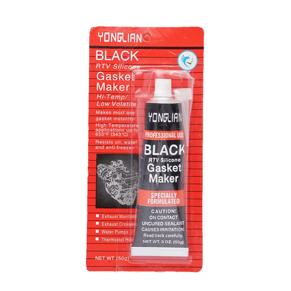 Sellador Silicona Negra Automotriz Alta Temperatura 85g