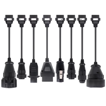 Set 8 Cables Diagnóstico Camiones OBD2 TCS CDP Multidiag