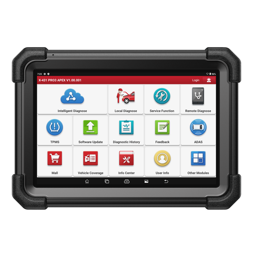 Launch X431 PRO3 APEX - Vista principal