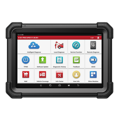 Launch X431 PRO3 APEX - Vista principal