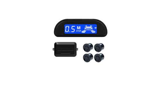 Kit Sensor de Estacionamiento Negro con Monitor LED 4 Sensores 22 mm 12V