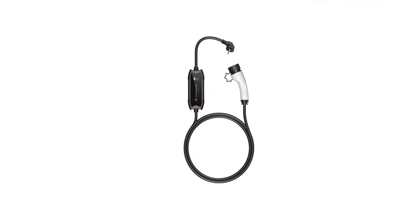 Cargador Portátil para Auto Eléctrico Feyree Tipo 2 16A 3.5 kW 220V Monofásico
