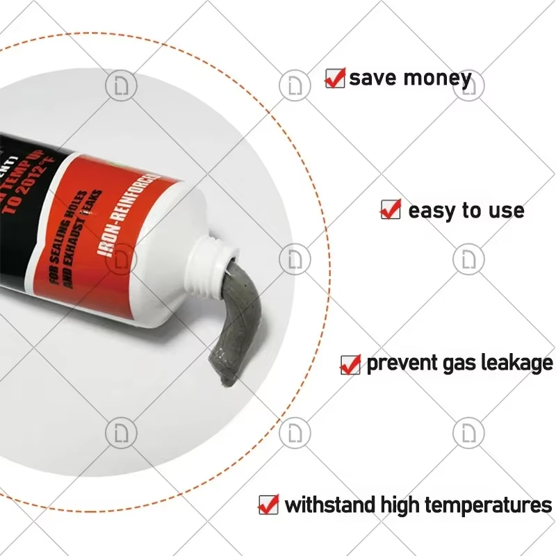 Sellador Escape Alta Temperatura 150g Auto Moto
