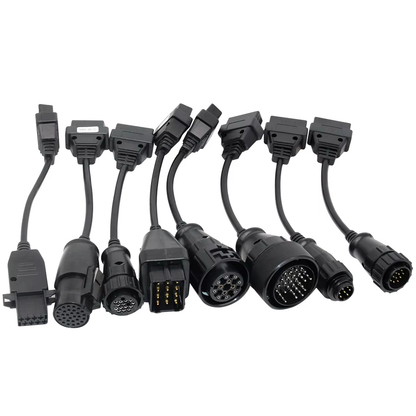 Set 8 Cables Diagnóstico Camiones OBD2 TCS CDP Multidiag
