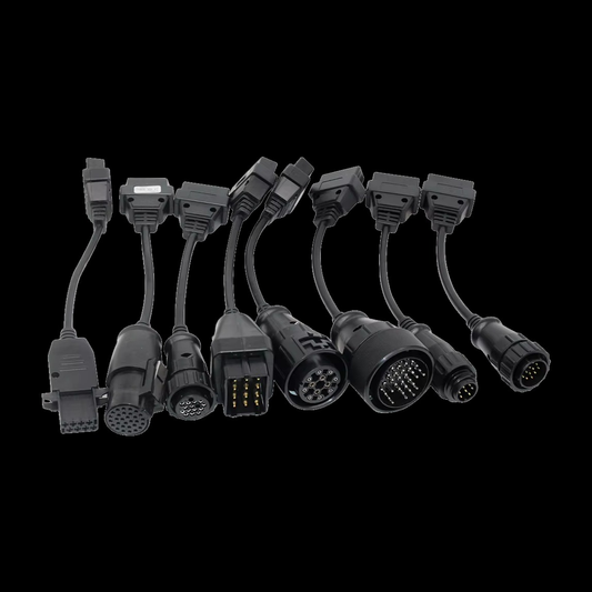 Set 8 Cables Diagnóstico Camiones OBD2 TCS CDP Multidiag