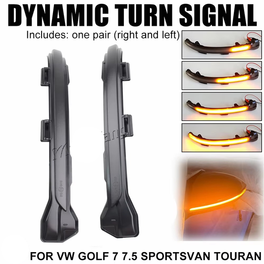 Intermitentes Dinámicos Espejo VW Golf 7 LED Secuencial