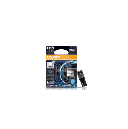 Ampolletas LED T10 OSRAM 6000K W5W 194 LEDriving SL Advance | Par