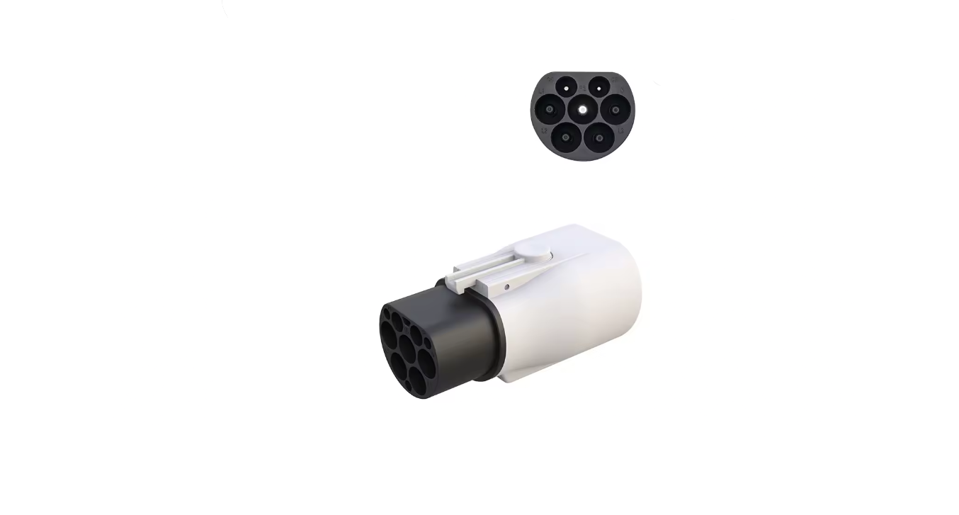 Adaptador EV Tipo 2 a GB/T 32A 22kW 3 Pines Feyree