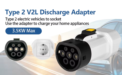 Adaptador V2L Type 2 BYD 16A 3.5kW Enchufe EU