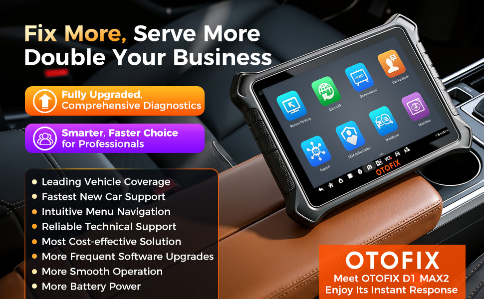 OTOFIX D1 MAX2 - Rendimiento profesional