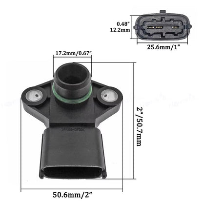 SENSOR DE PRESIÓN DE REFUERZO (MAP) PARA SSANGYONG – OEM 6675420017 (EURO 4)