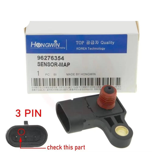 Sensor MAP Chevrolet / Daewoo – OEM 96276354 / 25184080