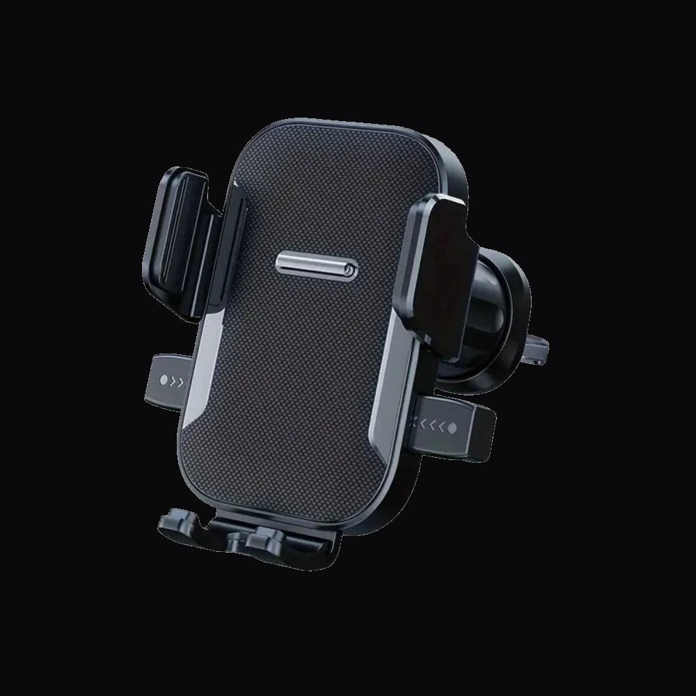 Soporte de Celular para Auto a Rejilla de Ventilación Giratorio 360° Negro