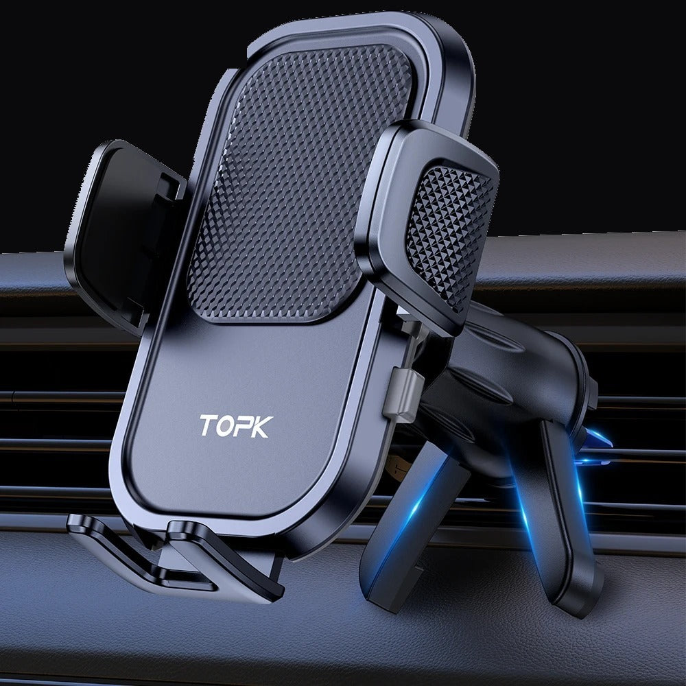 Soporte de Celular para Auto TOPK a Rejilla de Ventilación Negro