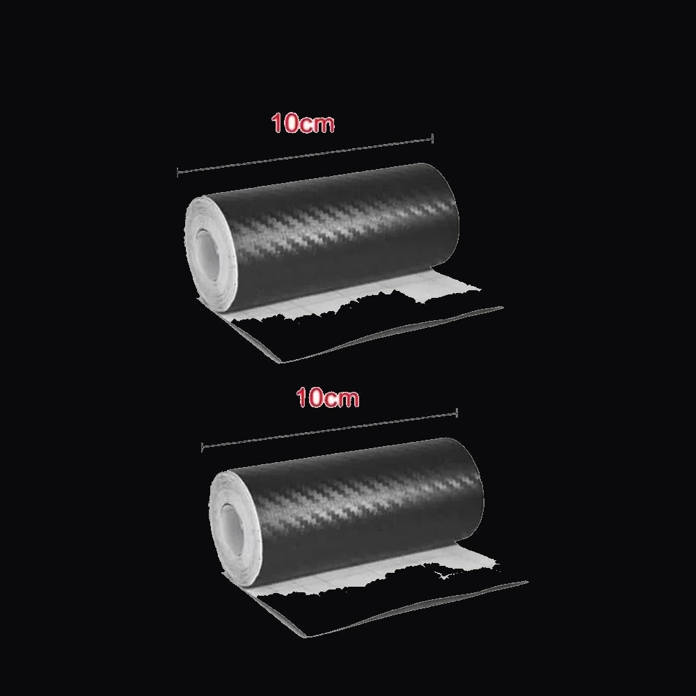 Cinta de Fibra de Carbono 3D Protectora 10 cm x 1 m Pack 2