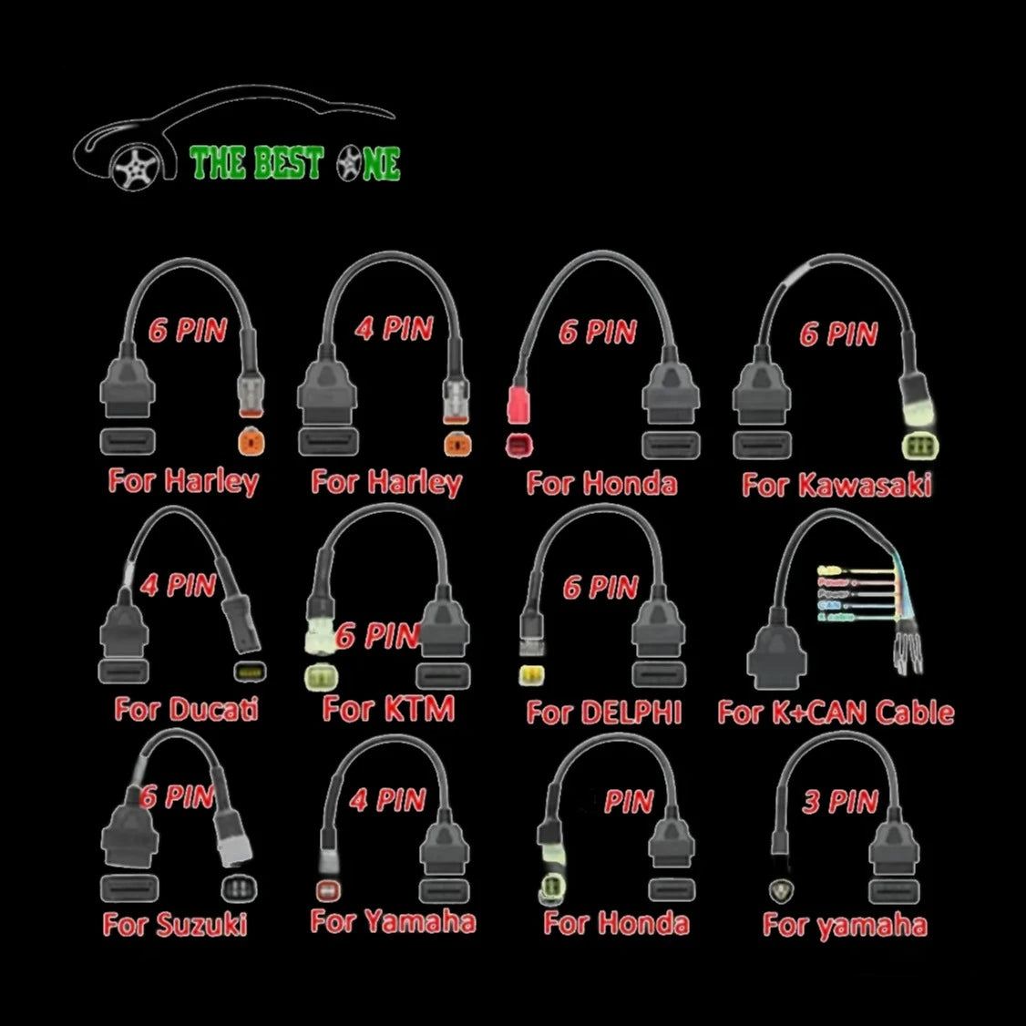 Cable extensión OBD2 Harley-Davidson - vista 1