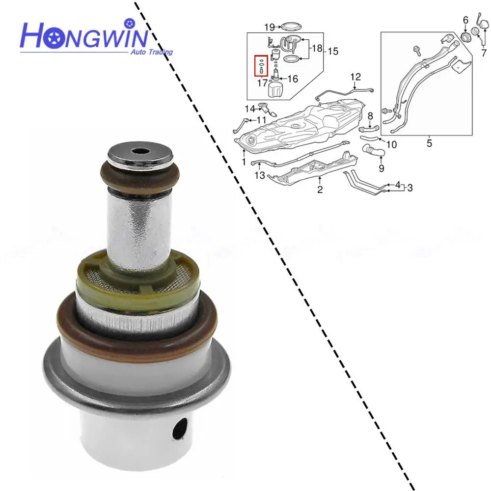Regulador de Presión de Inyección de Combustible - Toyota Lexus Scion OEM 23280-21010