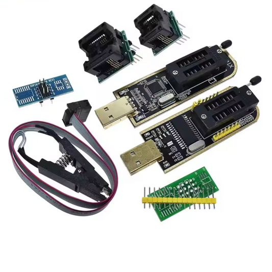 🔧 SOIC8 SOP8 Pinza de Prueba + Programador USB para EEPROM 93CXX / 25CXX / 24CXX / Serie 24-25 Flash BIOS