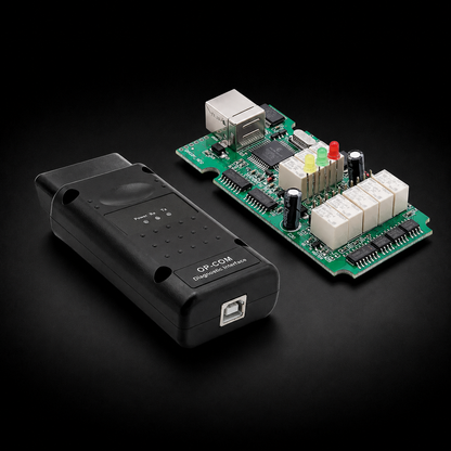Escáner Automotriz OP-COM V1.99 OBD2 para Diagnóstico Opel