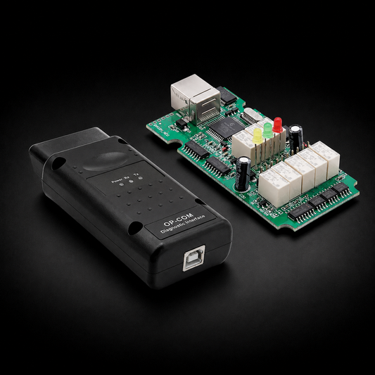 Escáner Automotriz OP-COM V1.99 OBD2 para Diagnóstico Opel