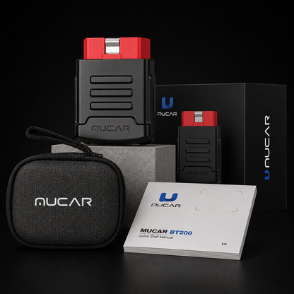 MUCAR BT200 Escáner OBD2 Bluetooth Multimarca para Diagnóstico Automotriz