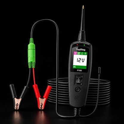 Probador Circuitos Eléctricos JDiag P100 12V 24V 10M