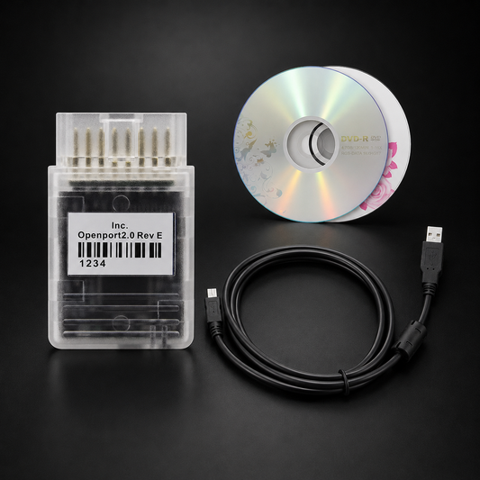 Openport 2.0 ECU Flash J2534 OBD2 a USB para Diagnóstico y Reprogramación ECU