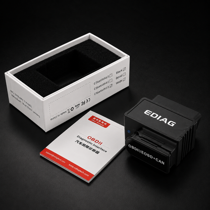Interfaz de Diagnóstico EDIAG P03 (Bluetooth) – Escáner Automotriz OBD2 ELM327 V1.5