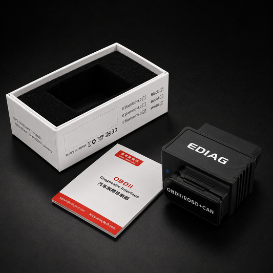 Interfaz de Diagnóstico EDIAG P03 (Bluetooth) – Escáner Automotriz OBD2 ELM327 V1.5