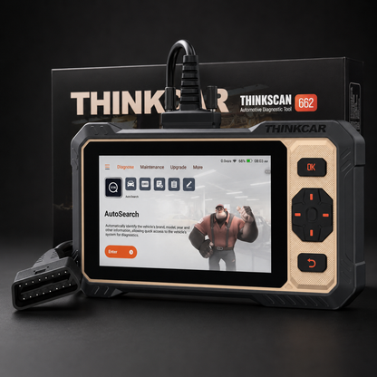Escáner Automotriz Thinkcar Thinkscan 662 OBD2 para Diagnóstico Profesional