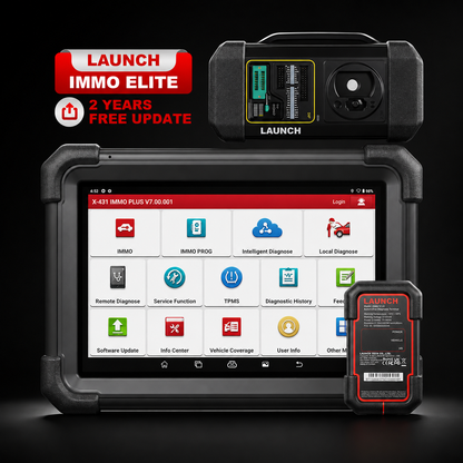 Programador de Llaves y Escáner Automotriz LAUNCH X431 IMMO ELITE 2025 para Diagnóstico Profesional e IMMO