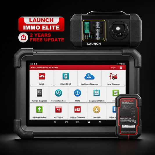 Programador de Llaves y Escáner Automotriz LAUNCH X431 IMMO ELITE 2025 para Diagnóstico Profesional e IMMO