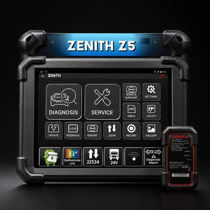 Escáner Automotriz G-Scan Zenith Z5 12V/24V para Diagnóstico Profesional en Autos y Camiones
