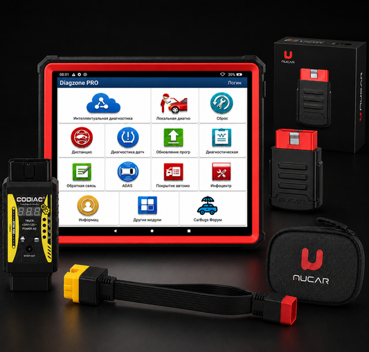 Pack de Diagnóstico Automotriz Profesional Launch con DiagZone Pro y MUCAR BT200 Pro para Talleres