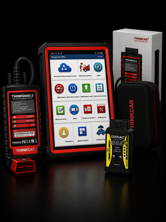 Pack de Diagnóstico Automotriz Profesional Launch X431 Pro3S+ con Thinkdiag 2 y DiagZone para Talleres