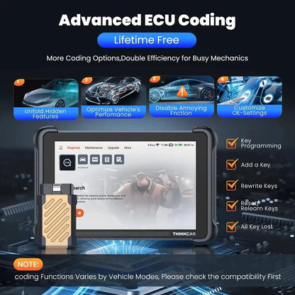 Escáner Automotriz THINKCAR Thinkscan 689BT CANFD / DOIP